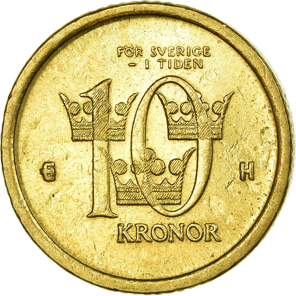 Monnaie, Suède, Carl XVI Gustaf, 10 Kronor, 2004, Eskilstuna, TTB