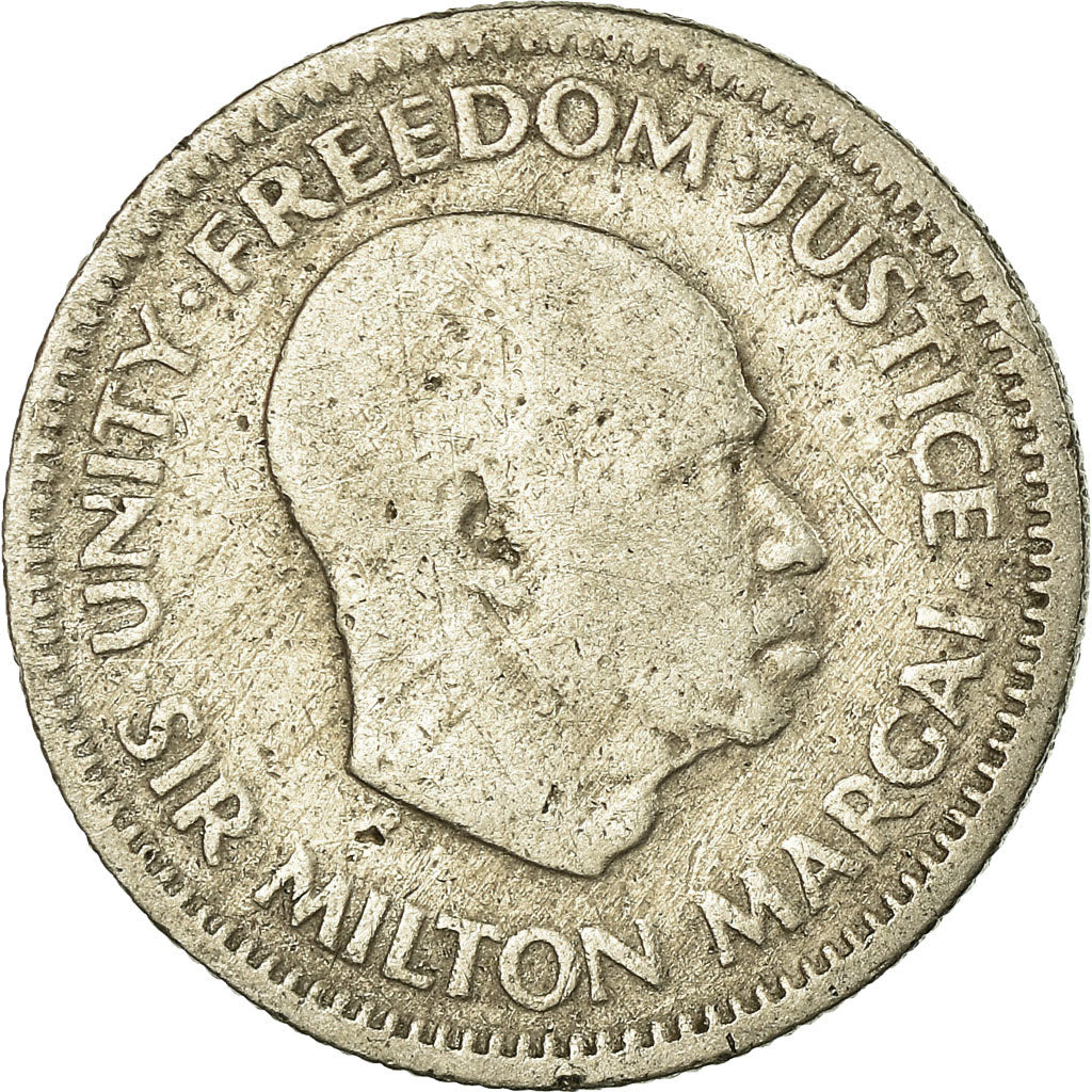 Coin, Sierra Leone, 5 Cents, 1964, British Royal Mint, VF(20-25), Copper-nickel