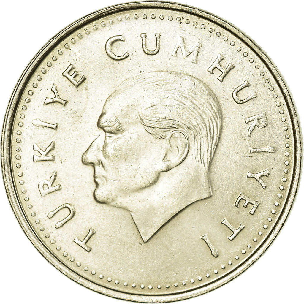 Monnaie, Turquie, 1000 Lira, 1990, SUP, Nickel-brass, KM:997