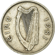 Coin, IRELAND REPUBLIC, Shilling, 1951, EF(40-45), Copper-nickel, KM:14A