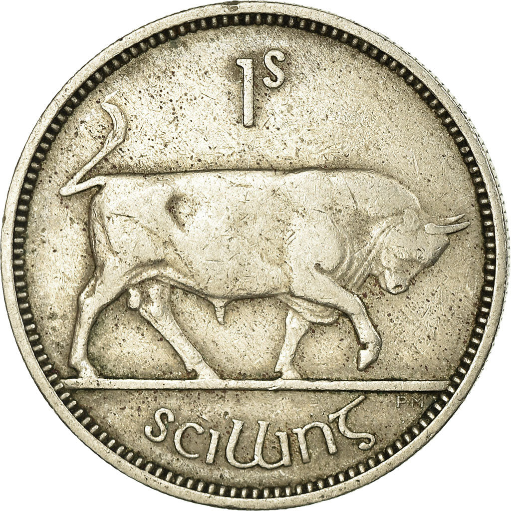Coin, IRELAND REPUBLIC, Shilling, 1951, EF(40-45), Copper-nickel, KM:14A