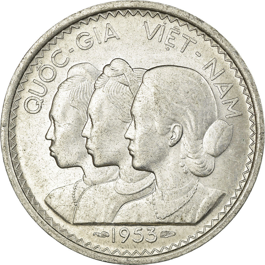 Moneta, Vietnam, STATE OF SOUTH VIET NAM, 20 Su, 1953, Paris, SPL-, Alluminio