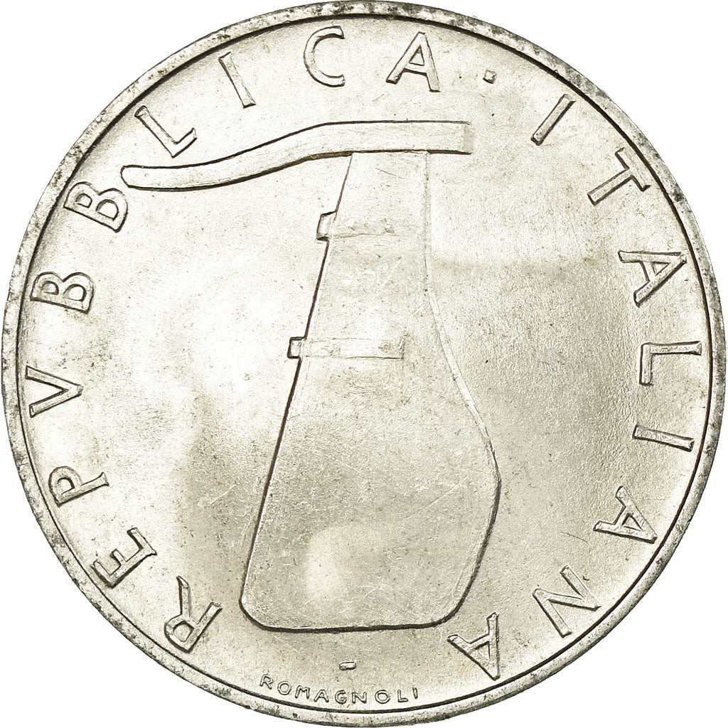 Coin, Italy, 5 Lire, 1971, Rome, EF(40-45), Aluminum, KM:92
