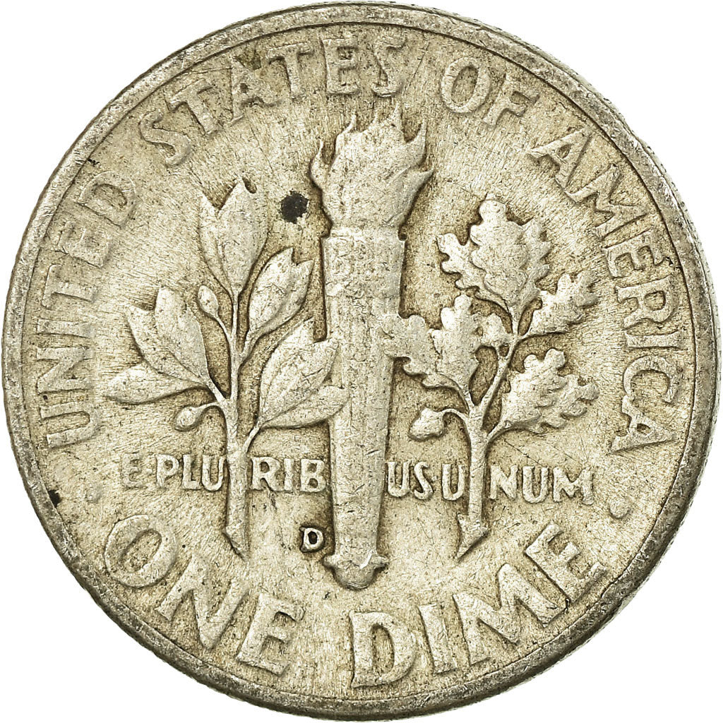 Coin, United States, Roosevelt Dime, Dime, 1948, U.S. Mint, Denver, VF(30-35)