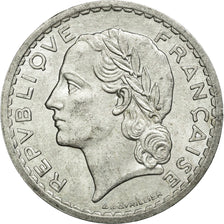 Coin, France, Lavrillier, 5 Francs, 1945, Beaumont le Roger, AU(55-58)
