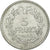 Moneda, Francia, Lavrillier, 5 Francs, 1945, Beaumont-le-Roger, EBC, Aluminio