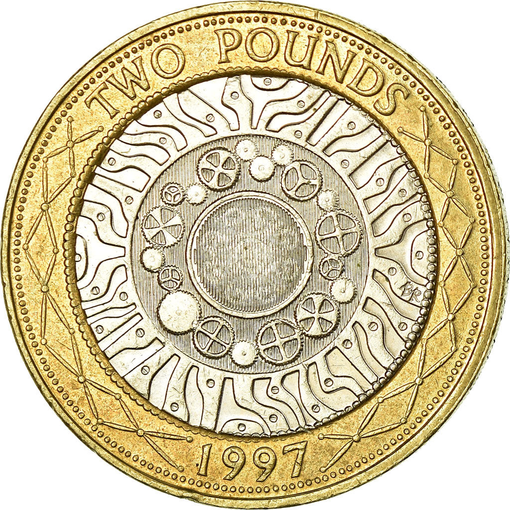 Coin, Great Britain, Elizabeth II, 2 Pounds, 1997, EF(40-45), Bi-Metallic
