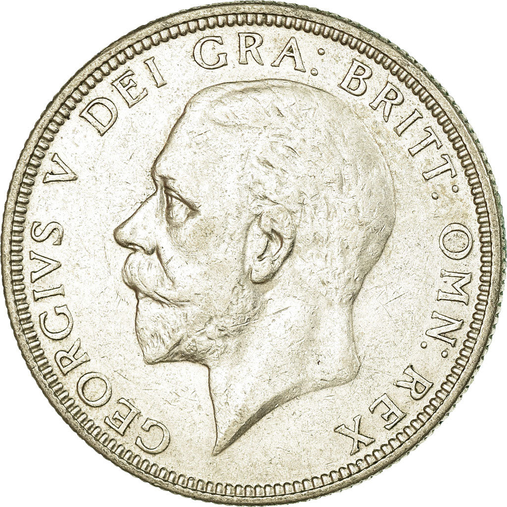 Coin, Great Britain, George V, Florin, Two Shillings, 1933, AU(55-58), Silver