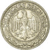 Coin, GERMANY, WEIMAR REPUBLIC, 50 Reichspfennig, 1928, Munich, EF(40-45)