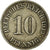Moneda, ALEMANIA - IMPERIO, Wilhelm II, 10 Pfennig, 1913, Berlin, BC+, Cobre -