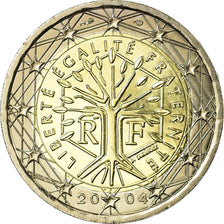 France, 2 Euro, 2004, MS(65-70), Bi-Metallic, KM:1289