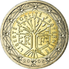 France, 2 Euro, 2005, MS(65-70), Bi-Metallic, KM:1289