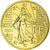 França, 50 Euro Cent, 2006, MS(65-70), Latão, KM:1287