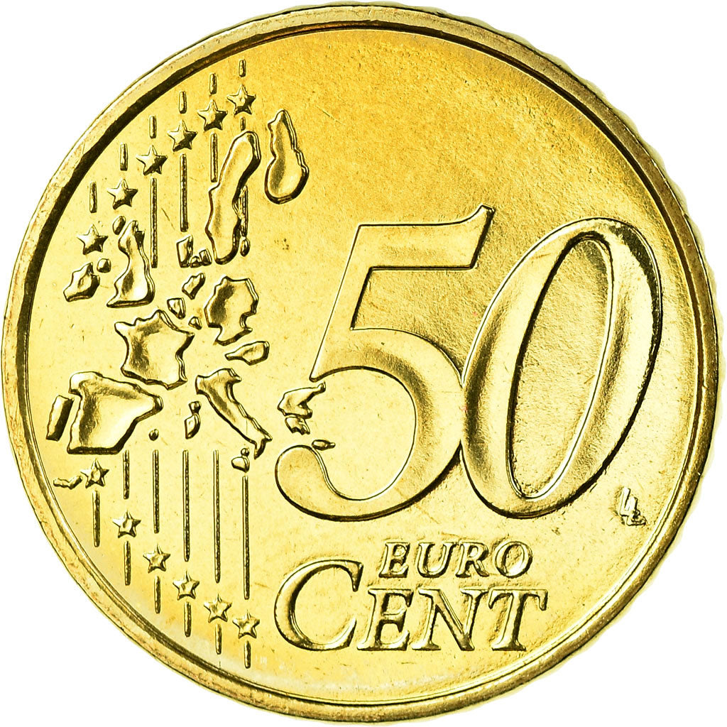 Francia, 50 Euro Cent, 2006, FDC, Latón, KM:1287