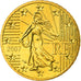 France, 50 Euro Cent, 2007, MS(65-70), Brass, KM:1412