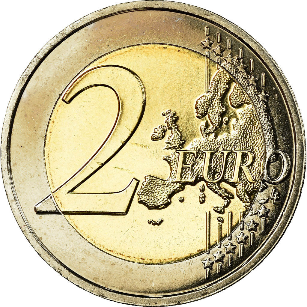 France, 2 Euro, 2008, MS(65-70), Bi-Metallic, KM:1414