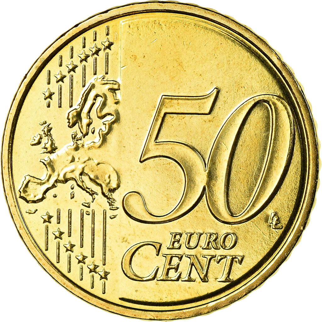 France, 50 Euro Cent, 2013, MS(65-70), Brass, KM:1412