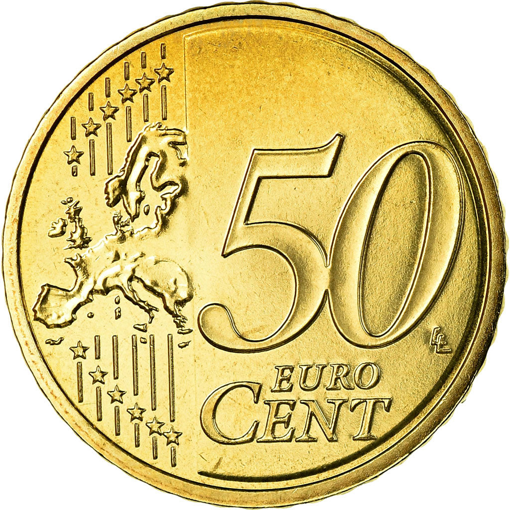 France, 50 Euro Cent, 2010, MS(65-70), Brass, KM:1412