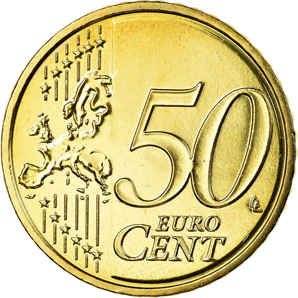 France, 50 Euro Cent, 2012, MS(65-70), Brass, KM:1412