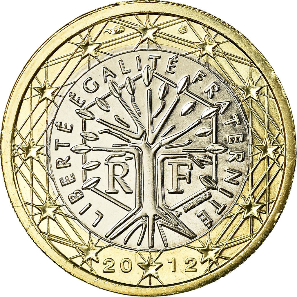 France, Euro, 2012, MS(65-70), Bi-Metallic, KM:1413