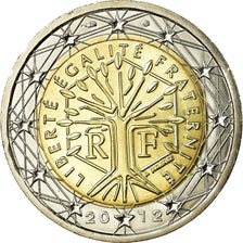 France, 2 Euro, 2012, MS(65-70), Bi-Metallic, KM:1414