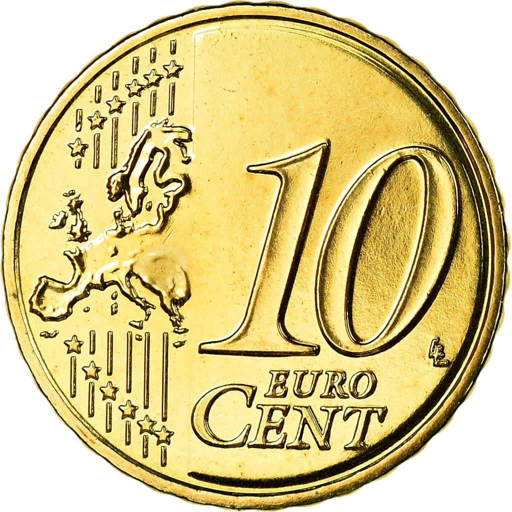 Francia, 10 Euro Cent, 2014, FDC, Ottone