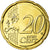 França, 20 Euro Cent, 2014, MS(65-70), Latão