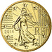 France, 50 Euro Cent, 2014, MS(65-70), Brass