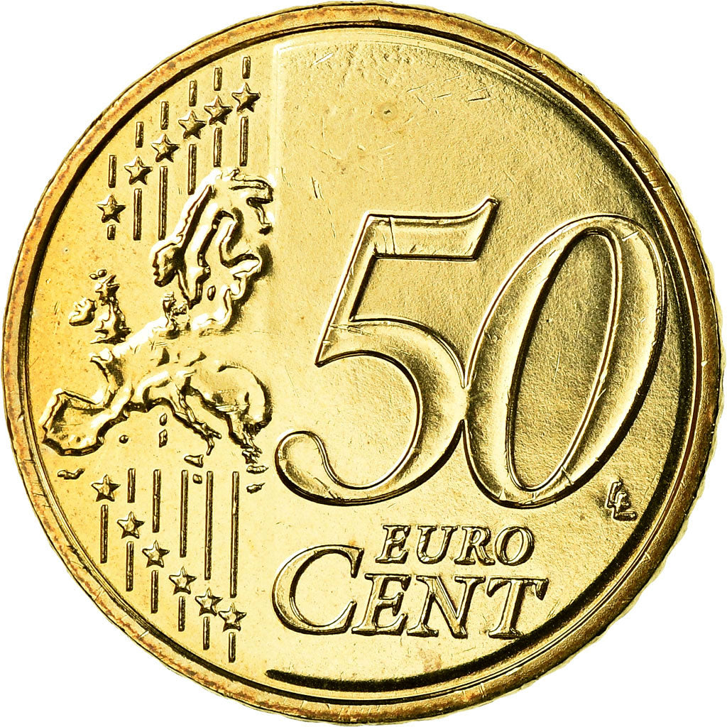 France, 50 Euro Cent, 2014, MS(65-70), Brass