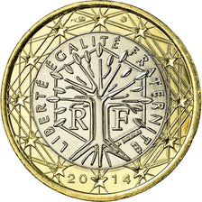 France, Euro, 2014, MS(65-70), Bi-Metallic