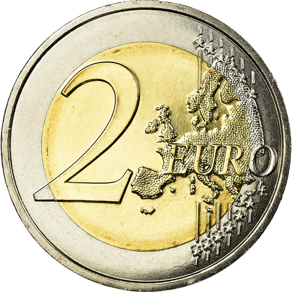 France, 2 Euro, 2014, MS(65-70), Bi-Metallic