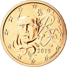 France, 2 Euro Cent, 2015, MS(65-70), Copper Plated Steel