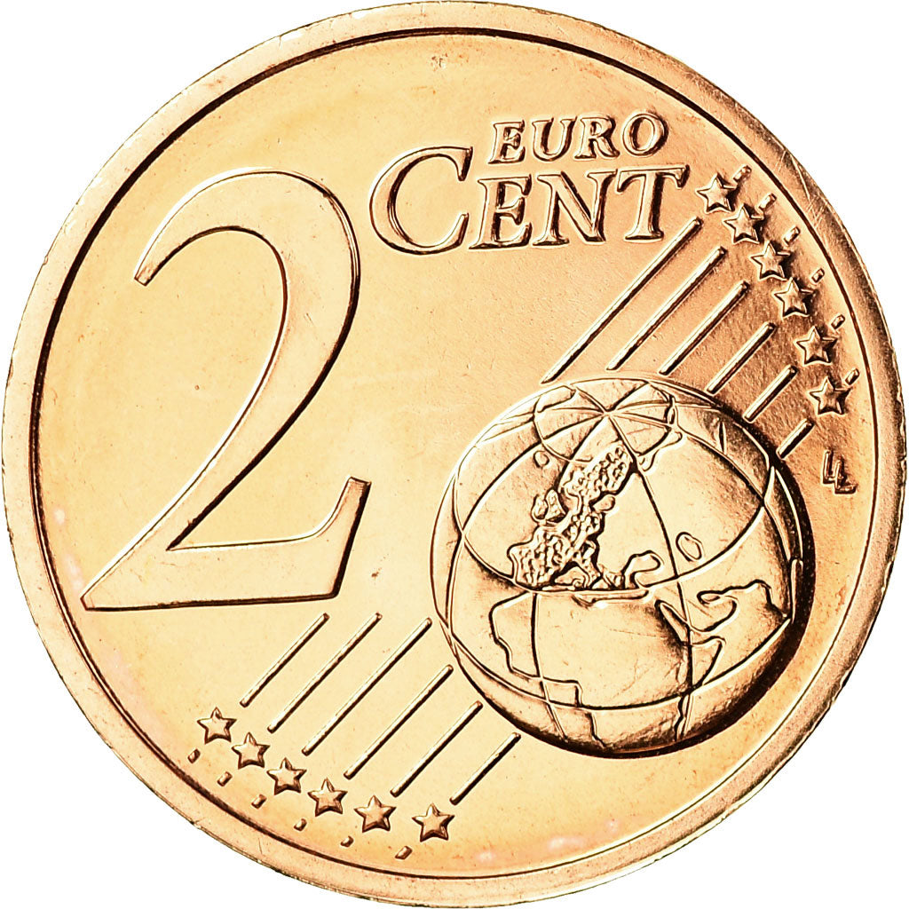 France, 2 Euro Cent, 2015, MS(65-70), Copper Plated Steel