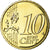 França, 10 Euro Cent, 2015, MS(65-70), Latão