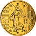 France, 50 Euro Cent, 2015, MS(65-70), Brass