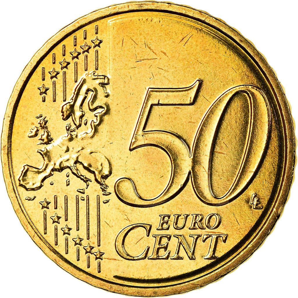 France, 50 Euro Cent, 2015, MS(65-70), Brass