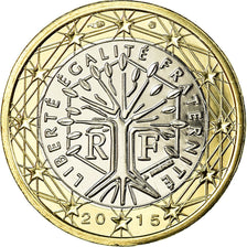 France, Euro, 2015, MS(65-70), Bi-Metallic