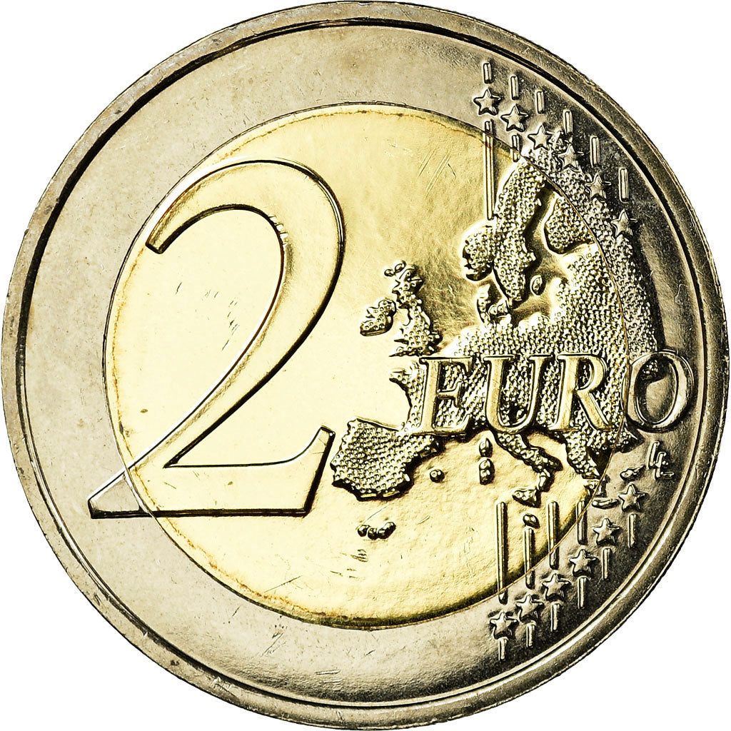 France, 2 Euro, 2015, MS(65-70), Bi-Metallic