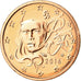 France, 2 Euro Cent, 2016, MS(65-70), Copper Plated Steel