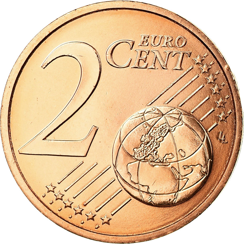 France, 2 Euro Cent, 2016, MS(65-70), Copper Plated Steel
