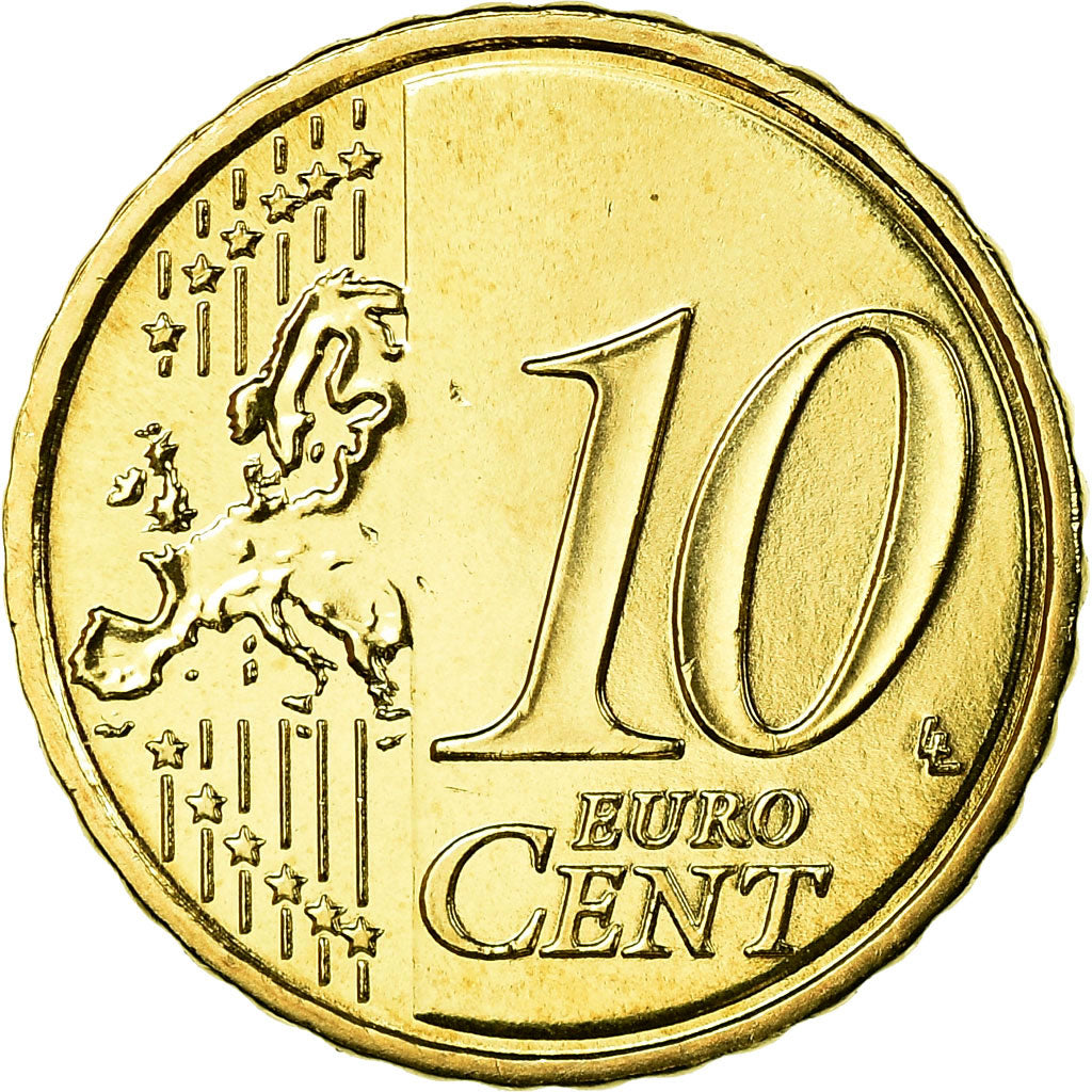 Francia, 10 Euro Cent, 2016, FDC, Ottone