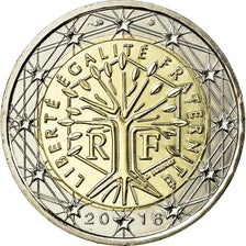 France, 2 Euro, 2016, MS(65-70), Bi-Metallic
