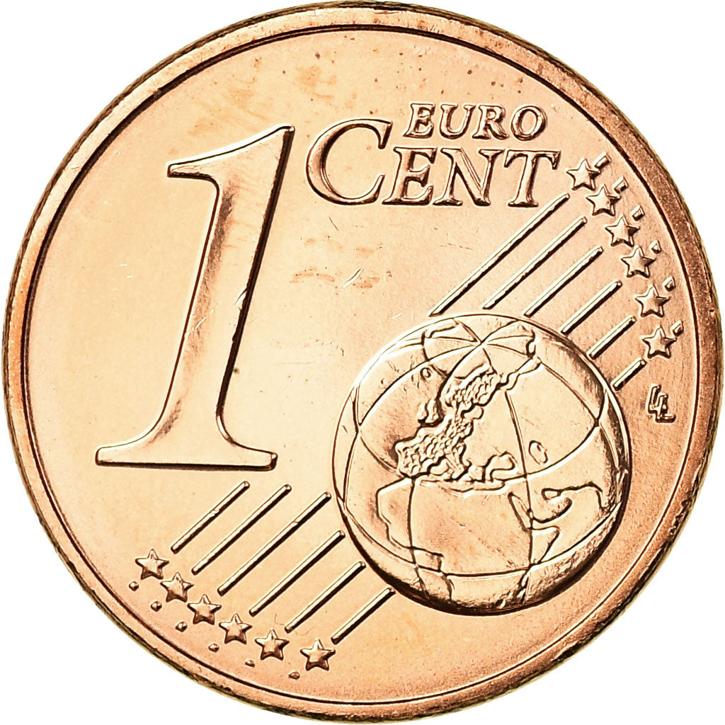 France, Euro Cent, 2017, MS(65-70), Copper Plated Steel
