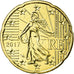 Francia, 20 Euro Cent, 2017, FDC, Ottone