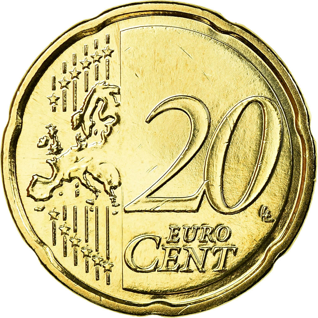 Francia, 20 Euro Cent, 2017, FDC, Ottone