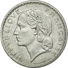 Munten, Frankrijk, Lavrillier, 5 Francs, 1949, Beaumont le Roger, ZF+