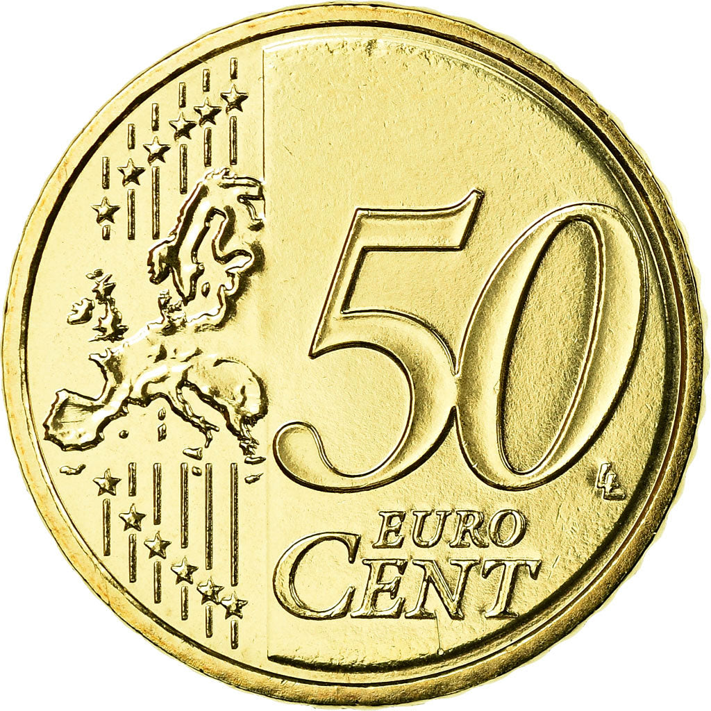 France, 50 Euro Cent, 2017, MS(65-70), Brass