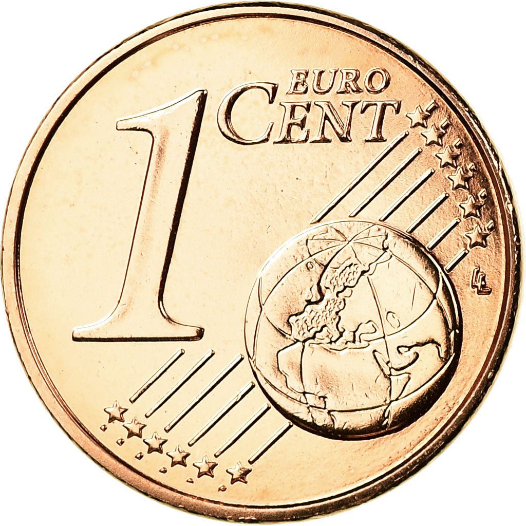 France, Euro Cent, 2018, MS(65-70), Copper Plated Steel