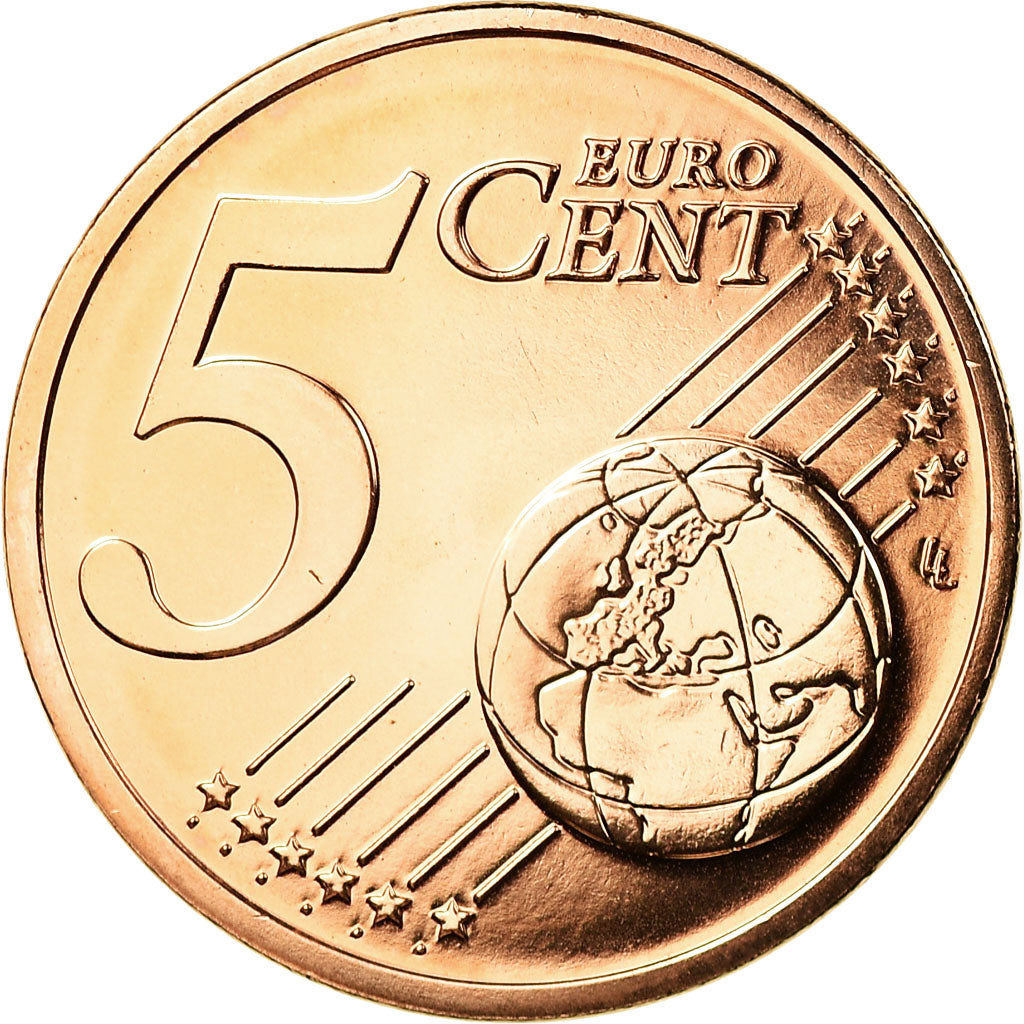 France, 5 Euro Cent, 2018, FDC, Copper Plated Steel