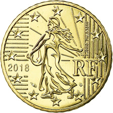 Francia, 50 Euro Cent, 2018, FDC, Ottone